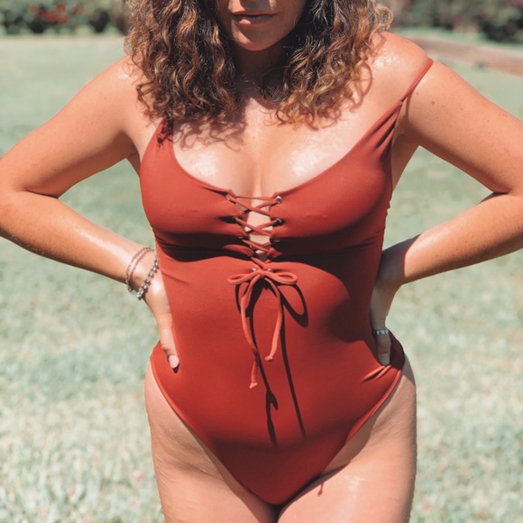 Hanakini Swim Other - NWT LAST 1💥SALE💥 SIZE SM Pele One Piece Clay